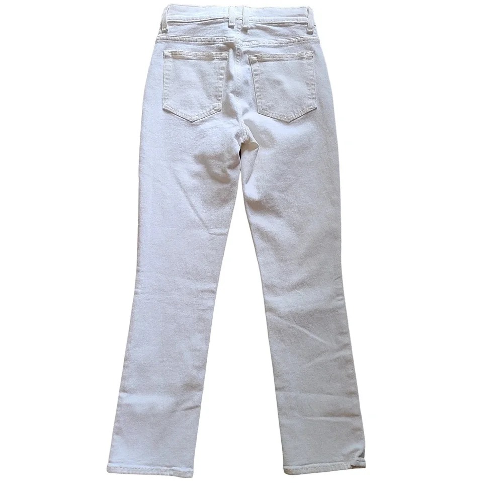 GRAYSON The Hero High‎ Rise Straight Leg Button Fly Jeans Natural Women's 25
